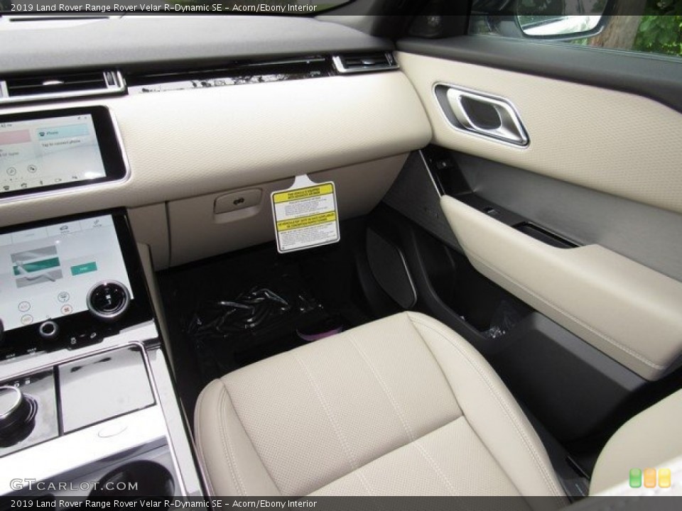 Acorn/Ebony Interior Dashboard for the 2019 Land Rover Range Rover Velar R-Dynamic SE #130033187