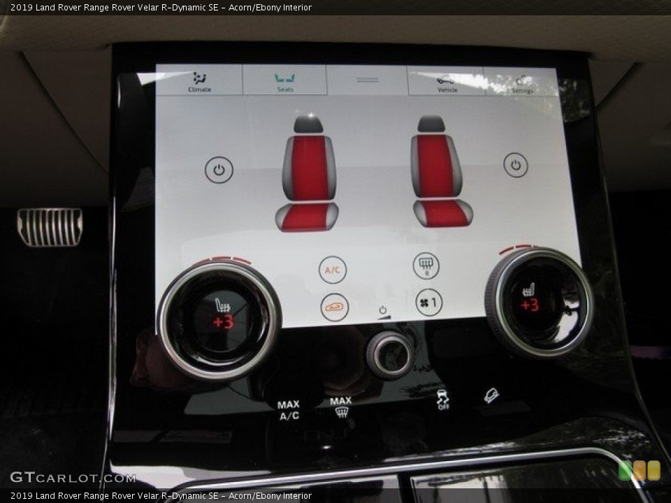 Acorn/Ebony Interior Controls for the 2019 Land Rover Range Rover Velar R-Dynamic SE #130033528