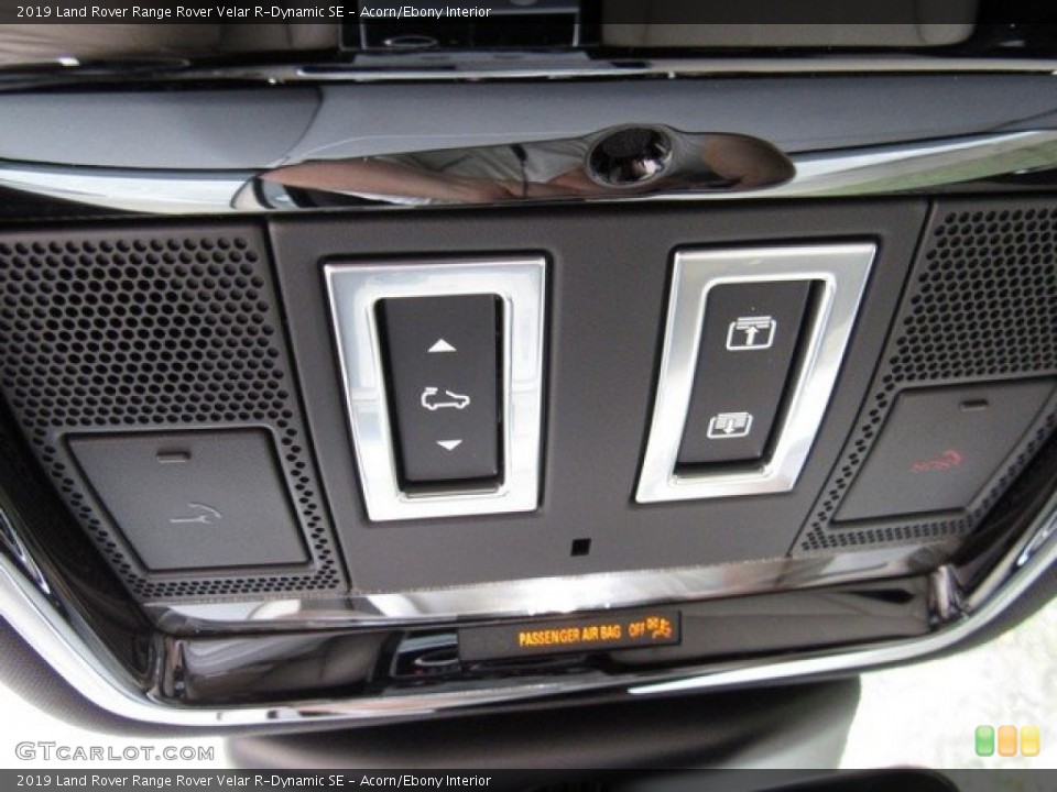 Acorn/Ebony Interior Controls for the 2019 Land Rover Range Rover Velar R-Dynamic SE #130033570