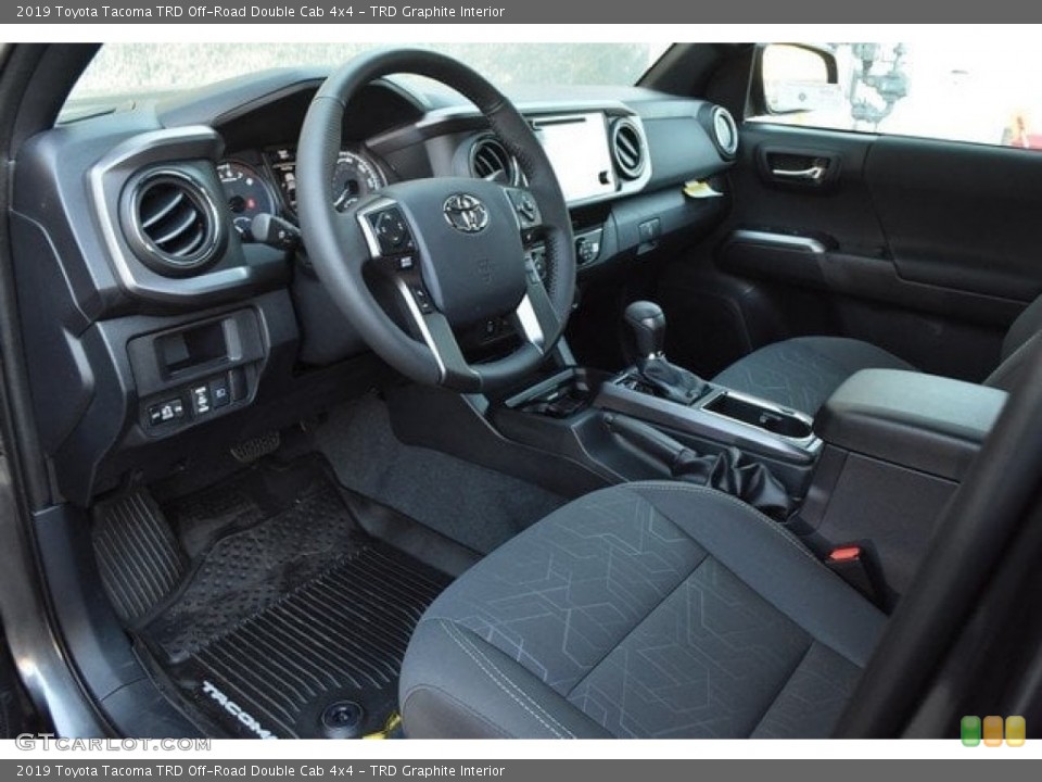 TRD Graphite Interior Photo for the 2019 Toyota Tacoma TRD Off-Road Double Cab 4x4 #130034383