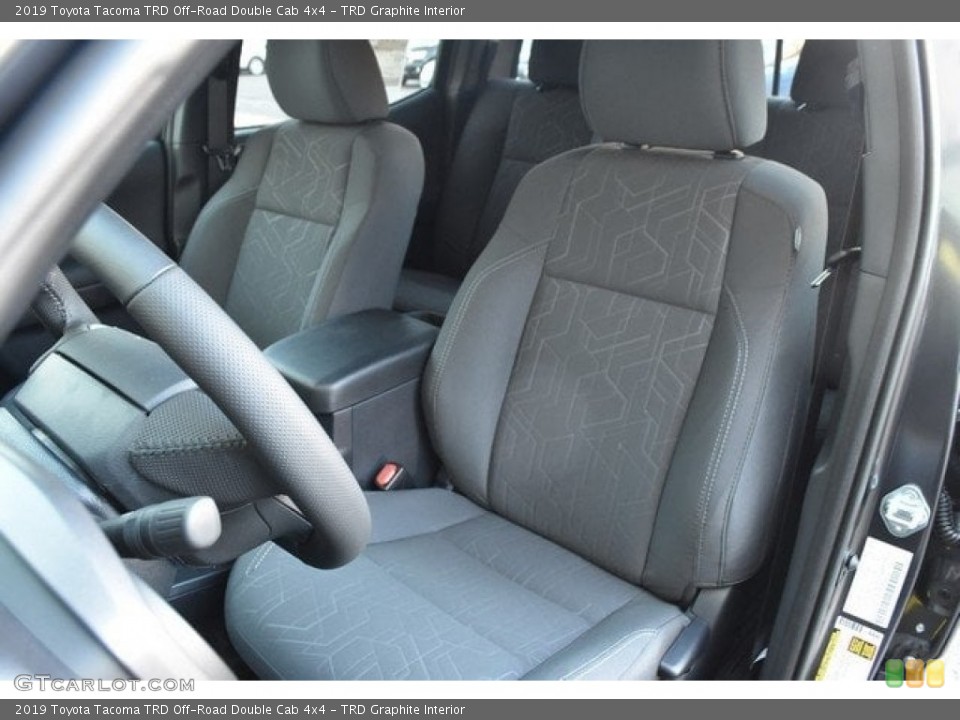 TRD Graphite Interior Front Seat for the 2019 Toyota Tacoma TRD Off-Road Double Cab 4x4 #130034428