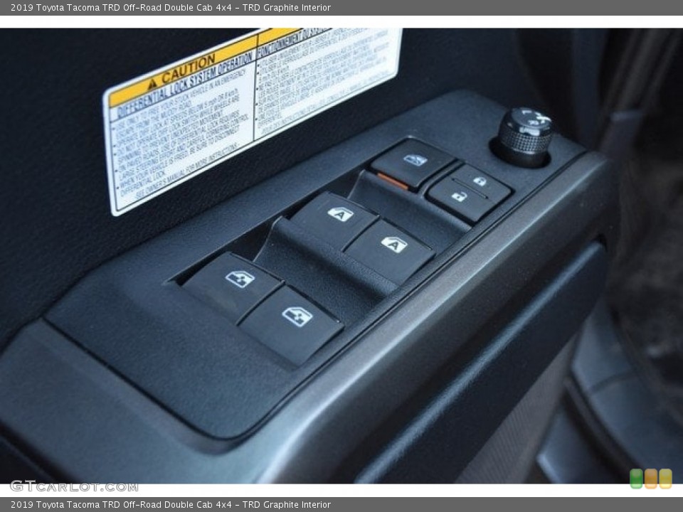 TRD Graphite Interior Controls for the 2019 Toyota Tacoma TRD Off-Road Double Cab 4x4 #130034755