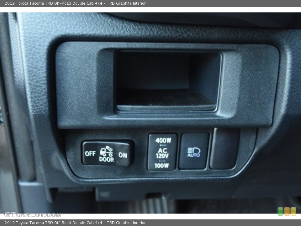 TRD Graphite Interior Controls for the 2019 Toyota Tacoma TRD Off-Road Double Cab 4x4 #130034770