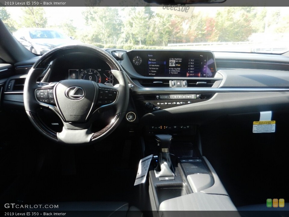 Black Interior Dashboard for the 2019 Lexus ES 350 #130044829
