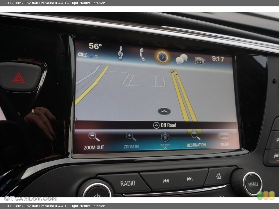 Light Neutral Interior Navigation for the 2019 Buick Envision Premium II AWD #130051247