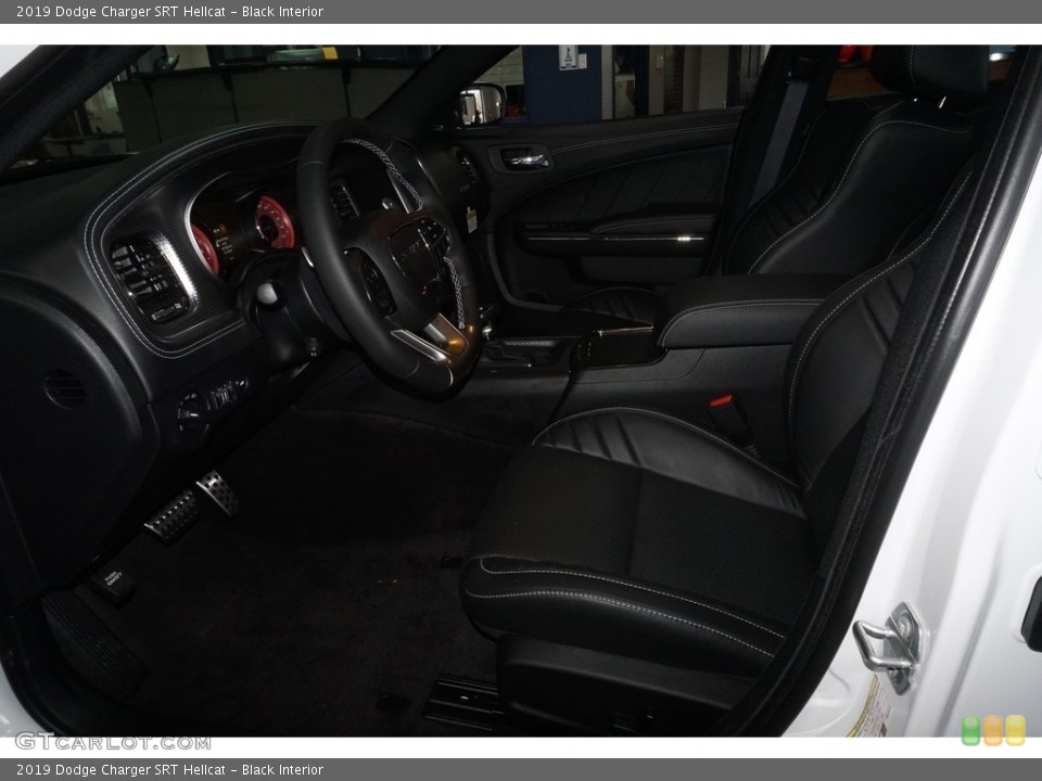 Black Interior Front Seat for the 2019 Dodge Charger SRT Hellcat #130053974