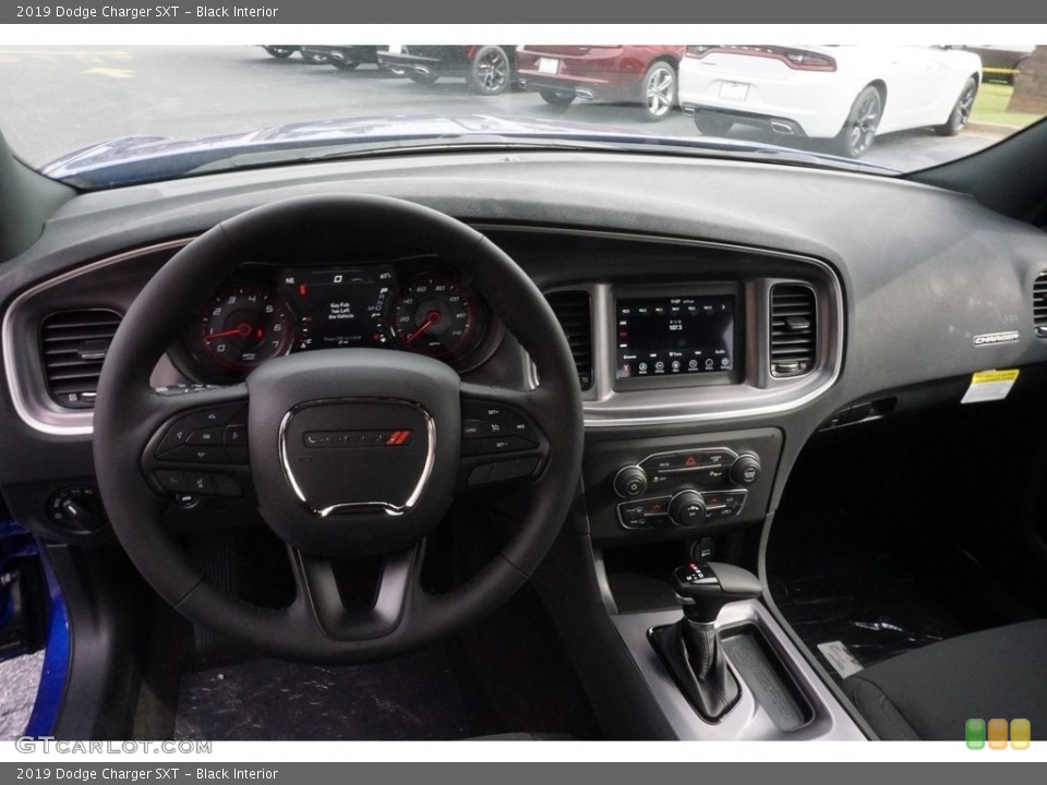 Black Interior Dashboard for the 2019 Dodge Charger SXT #130054334