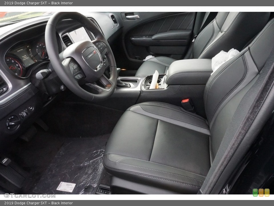 Black Interior Front Seat for the 2019 Dodge Charger SXT #130055111