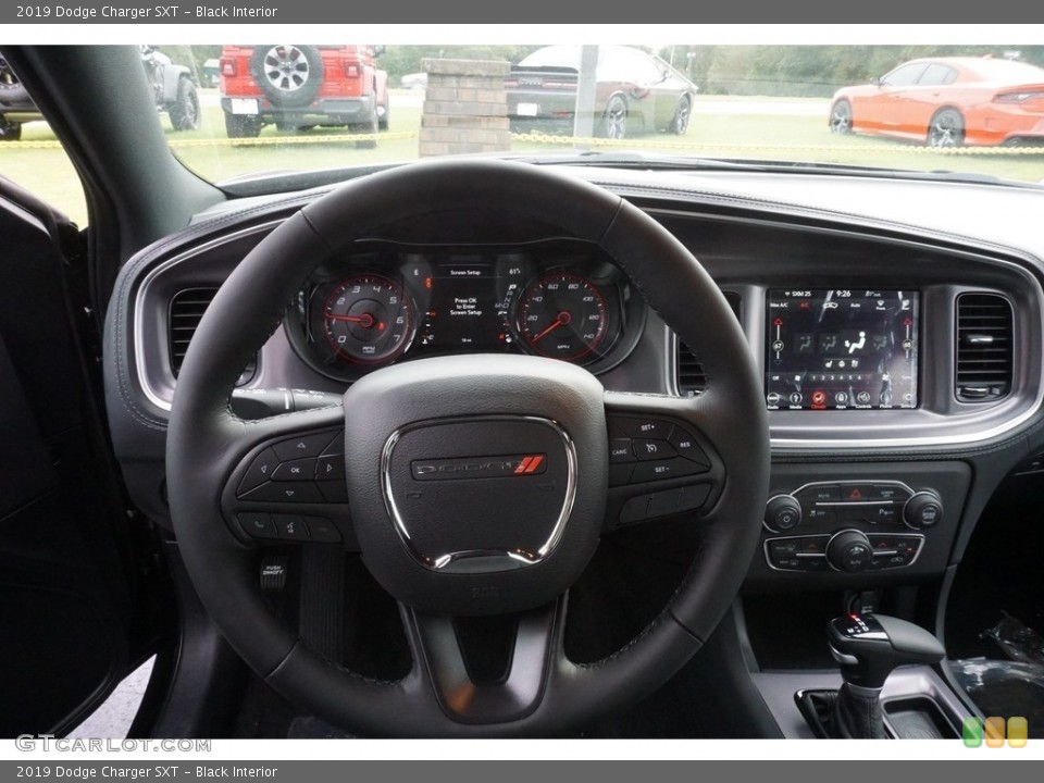 Black Interior Dashboard for the 2019 Dodge Charger SXT #130055132