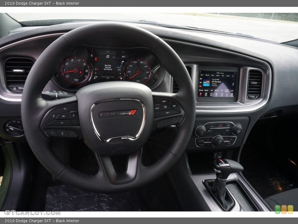 Black Interior Dashboard for the 2019 Dodge Charger SXT #130055777
