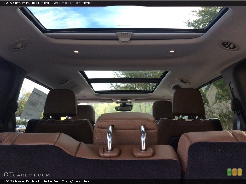 Deep Mocha/Black Interior Sunroof for the 2019 Chrysler Pacifica Limited #130057130