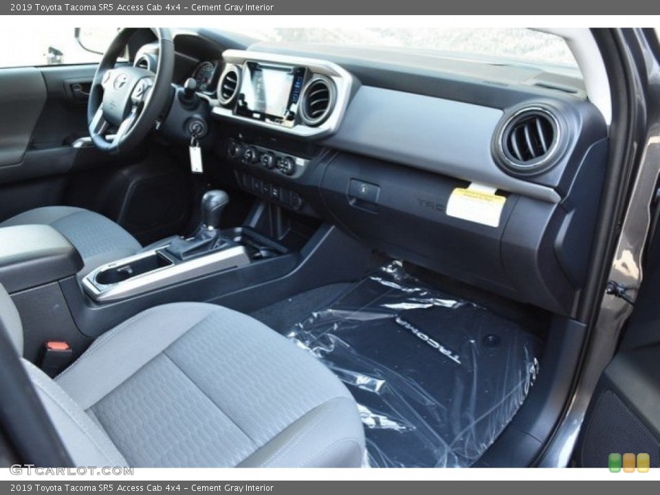 Cement Gray Interior Front Seat for the 2019 Toyota Tacoma SR5 Access Cab 4x4 #130061881