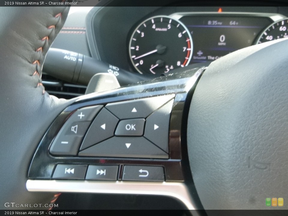 Charcoal Interior Steering Wheel for the 2019 Nissan Altima SR #130061921
