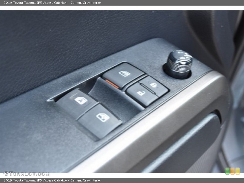 Cement Gray Interior Controls for the 2019 Toyota Tacoma SR5 Access Cab 4x4 #130062071