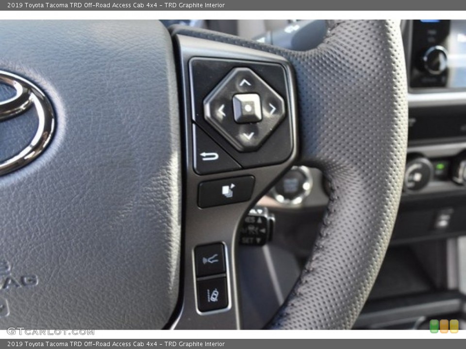 TRD Graphite Interior Steering Wheel for the 2019 Toyota Tacoma TRD Off-Road Access Cab 4x4 #130063247