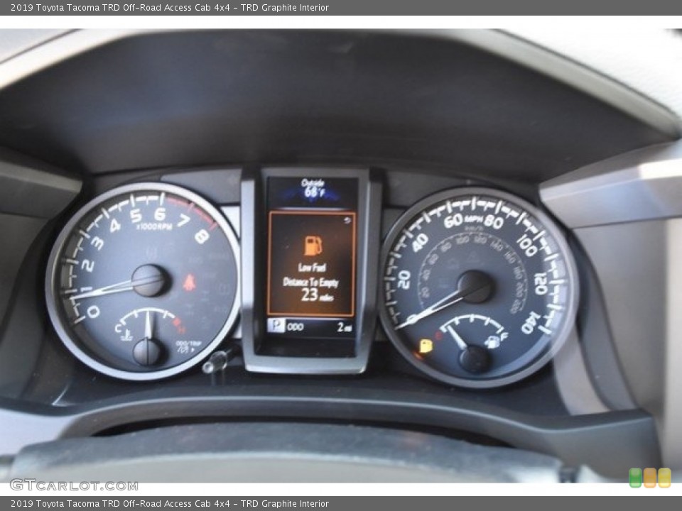 TRD Graphite Interior Gauges for the 2019 Toyota Tacoma TRD Off-Road Access Cab 4x4 #130063259