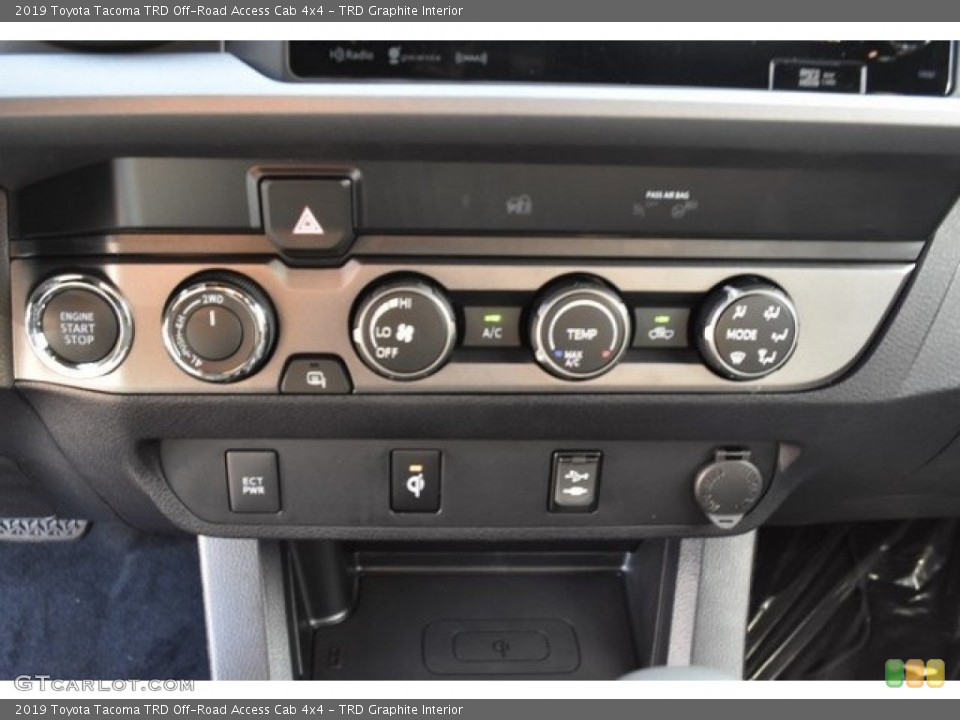 TRD Graphite Interior Controls for the 2019 Toyota Tacoma TRD Off-Road Access Cab 4x4 #130063280