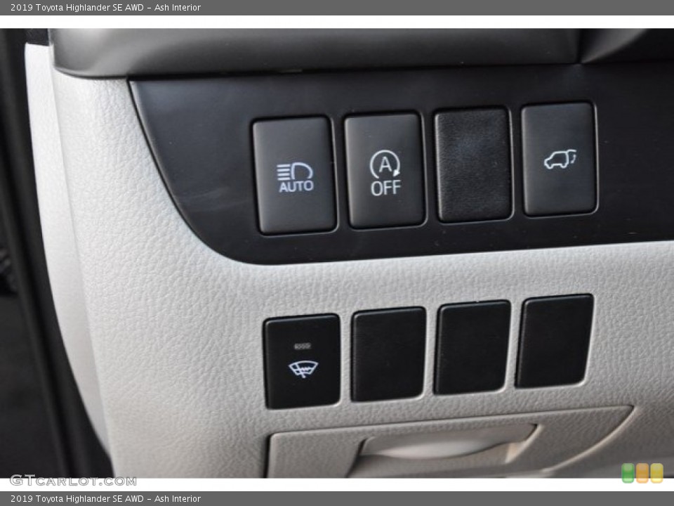 Ash Interior Controls for the 2019 Toyota Highlander SE AWD #130066286