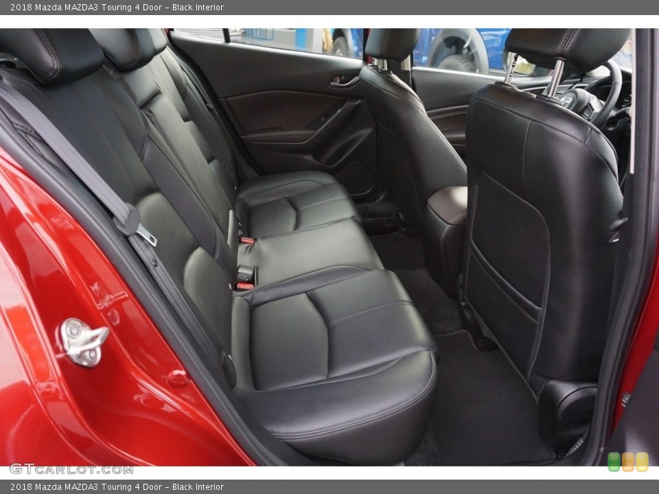 Black Interior Rear Seat for the 2018 Mazda MAZDA3 Touring 4 Door #130068368