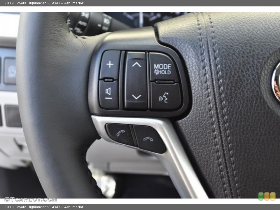 Ash Interior Controls for the 2019 Toyota Highlander SE AWD #130068701