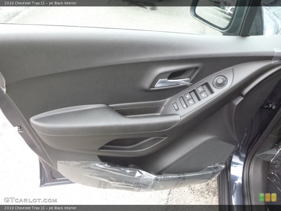 Jet Black Interior Door Panel for the 2019 Chevrolet Trax LS #130074688