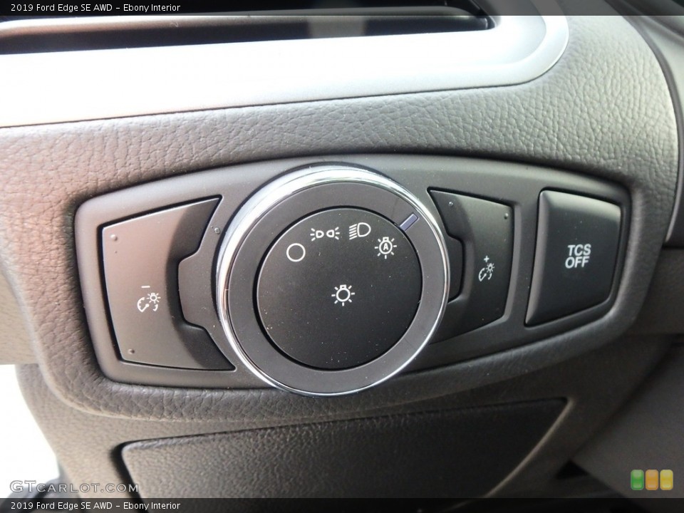 Ebony Interior Controls for the 2019 Ford Edge SE AWD #130075635