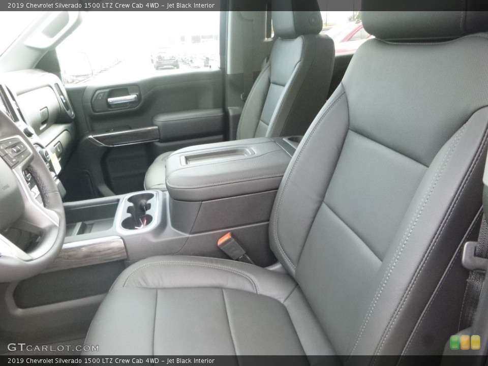Jet Black Interior Front Seat for the 2019 Chevrolet Silverado 1500 LTZ Crew Cab 4WD #130075866
