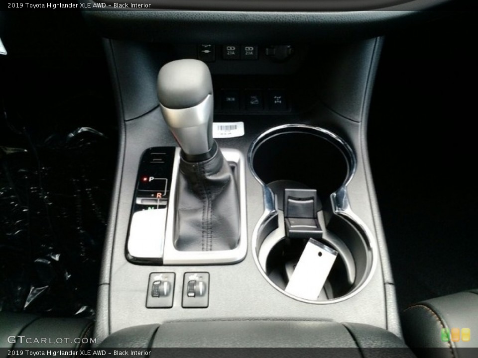 Black Interior Transmission for the 2019 Toyota Highlander XLE AWD #130076037