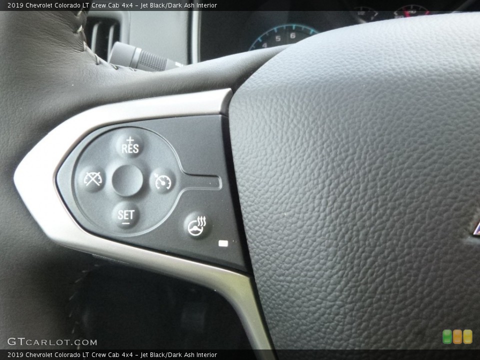 Jet Black/Dark Ash Interior Steering Wheel for the 2019 Chevrolet Colorado LT Crew Cab 4x4 #130077834