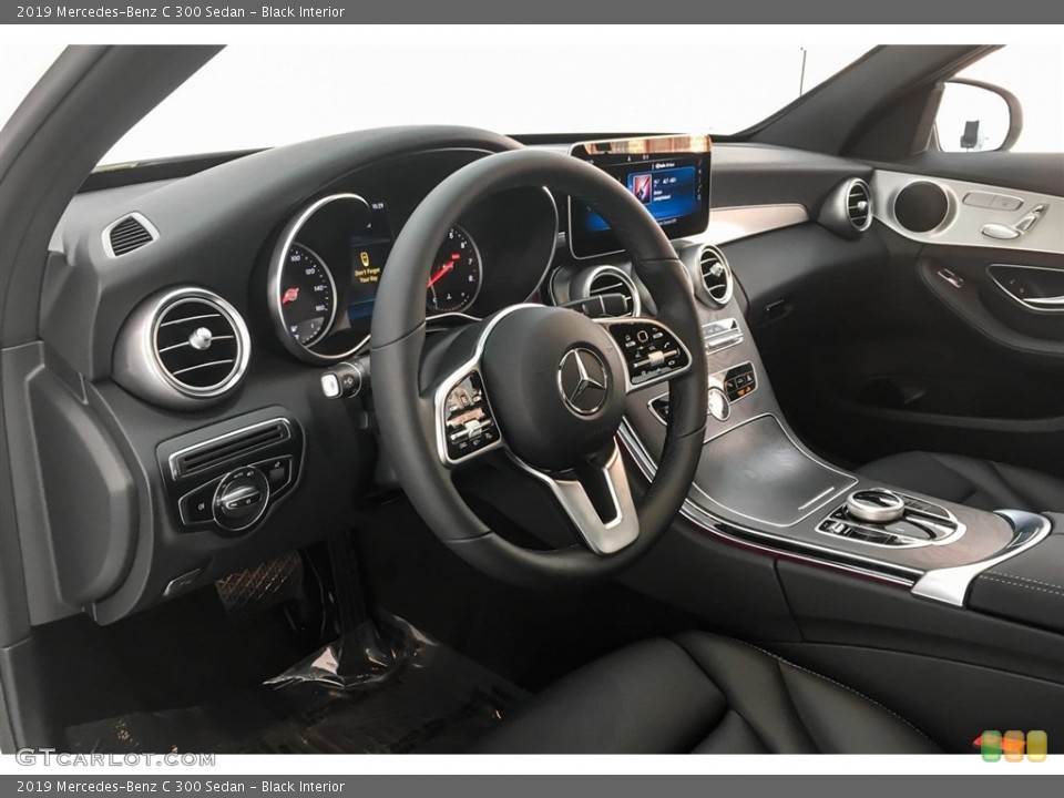 Black Interior Dashboard for the 2019 Mercedes-Benz C 300 Sedan #130082661