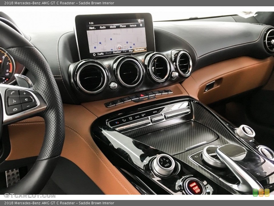 Saddle Brown Interior Controls for the 2018 Mercedes-Benz AMG GT C Roadster #130084296