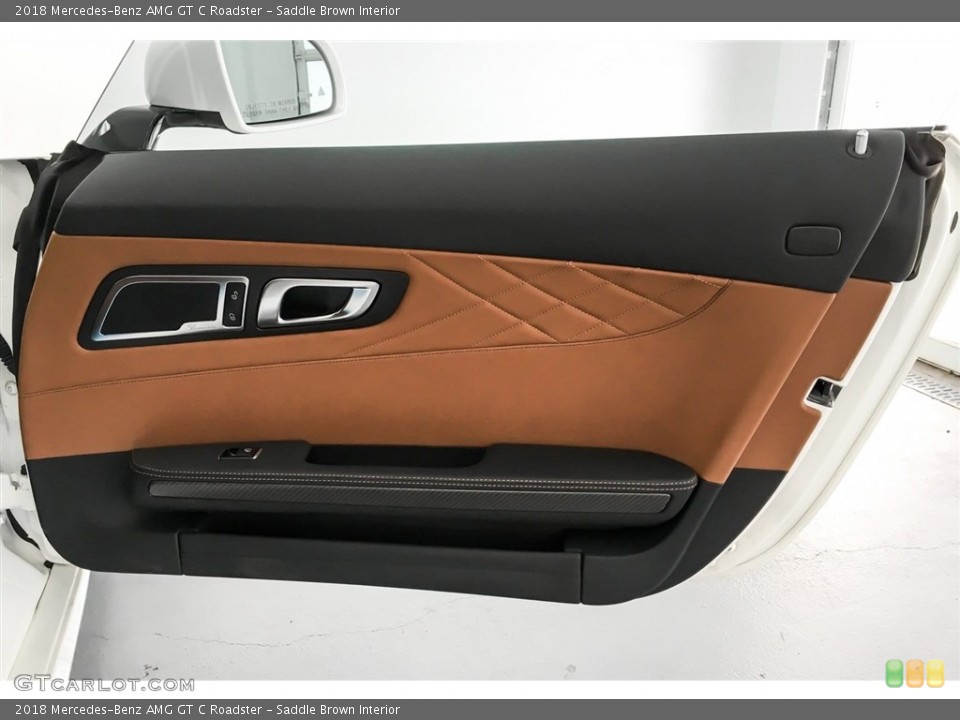 Saddle Brown Interior Door Panel for the 2018 Mercedes-Benz AMG GT C Roadster #130084632