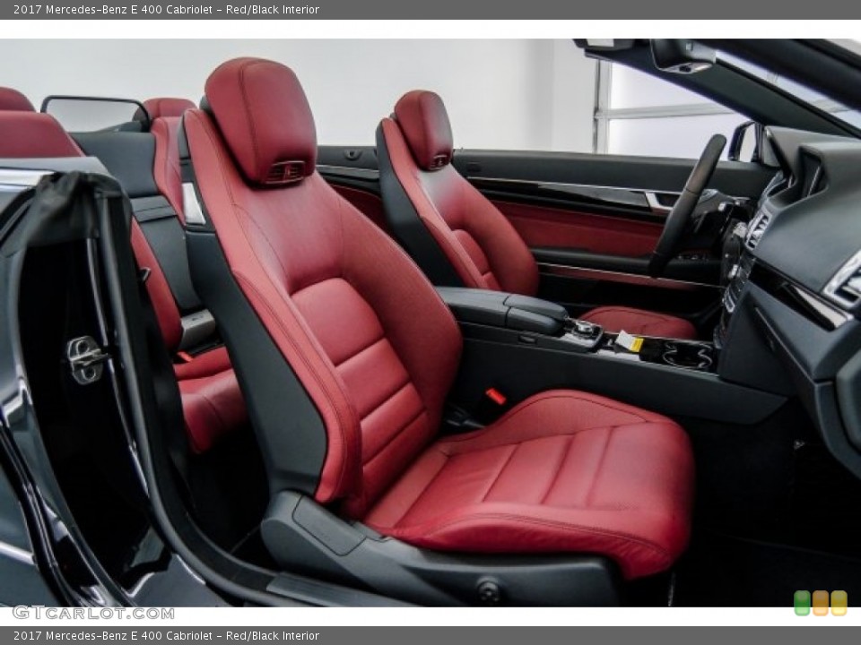 Red/Black 2017 Mercedes-Benz E Interiors
