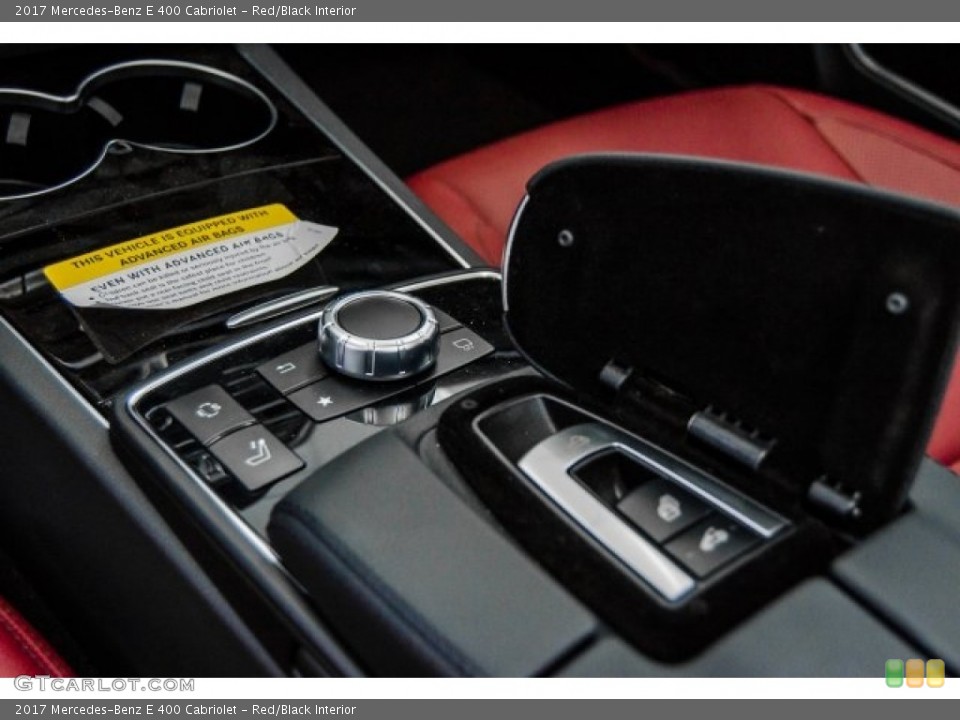 Red/Black Interior Controls for the 2017 Mercedes-Benz E 400 Cabriolet #130084839