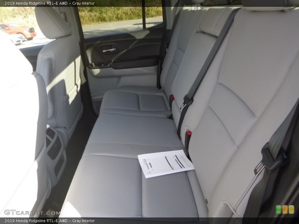 Gray Interior Rear Seat for the 2019 Honda Ridgeline RTL-E AWD #130085247