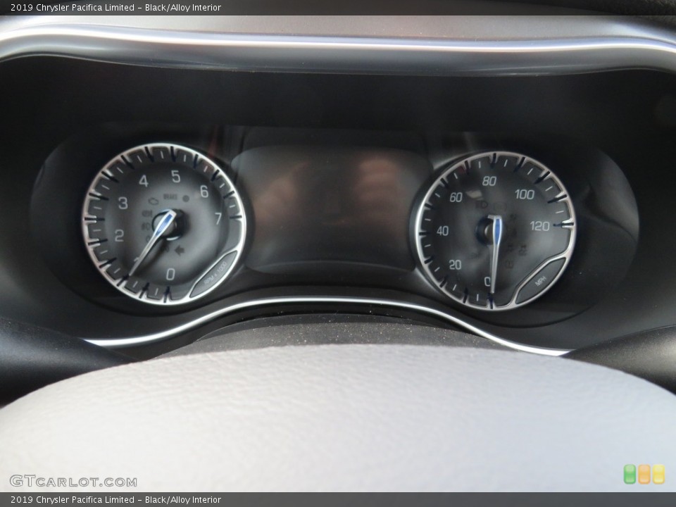 Black/Alloy Interior Gauges for the 2019 Chrysler Pacifica Limited #130086087