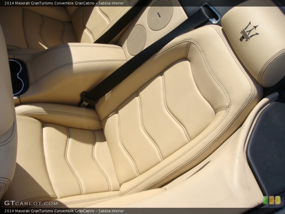 Sabbia Interior Rear Seat for the 2014 Maserati GranTurismo Convertible GranCabrio #130088772