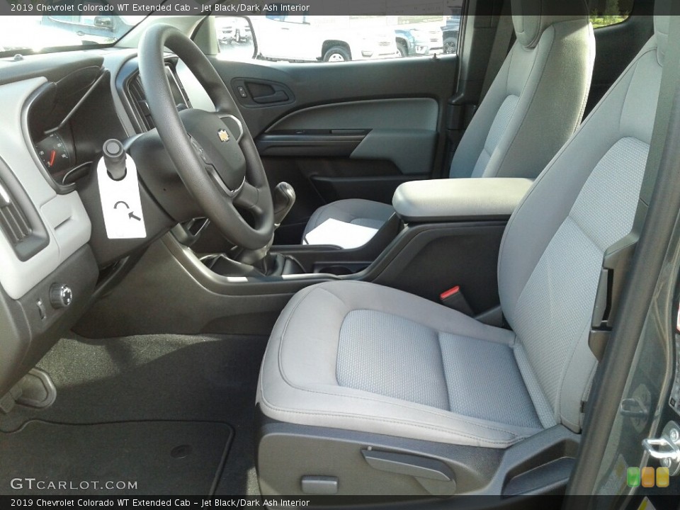 Jet Black/Dark Ash Interior Photo for the 2019 Chevrolet Colorado WT Extended Cab #130098029