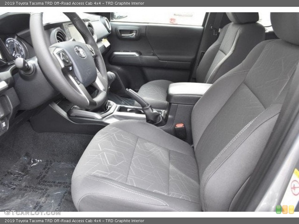 TRD Graphite Interior Front Seat for the 2019 Toyota Tacoma TRD Off-Road Access Cab 4x4 #130101023