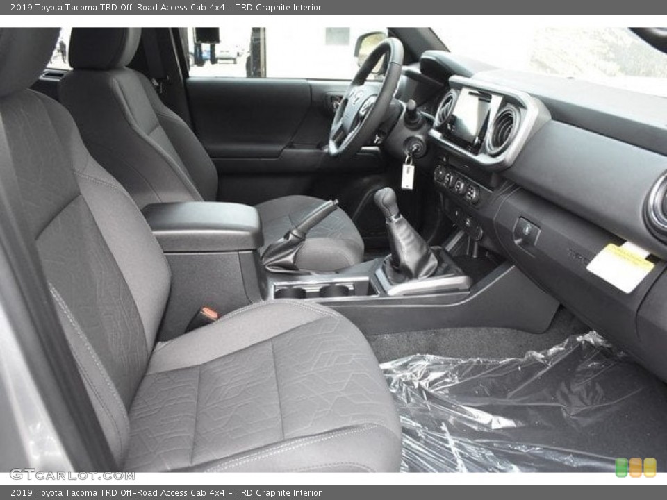 TRD Graphite Interior Front Seat for the 2019 Toyota Tacoma TRD Off-Road Access Cab 4x4 #130101131