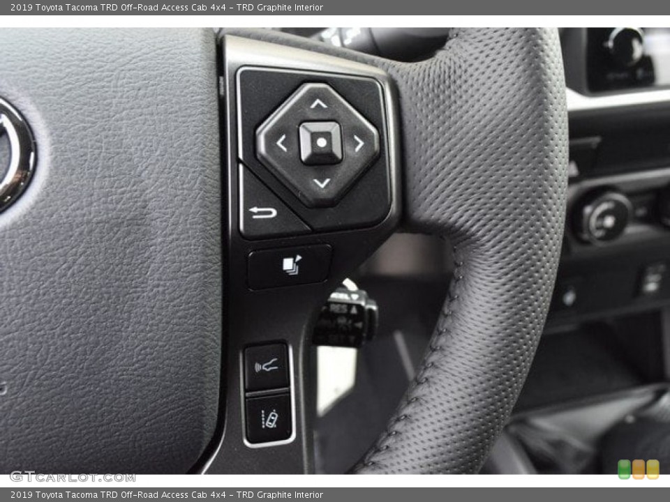 TRD Graphite Interior Steering Wheel for the 2019 Toyota Tacoma TRD Off-Road Access Cab 4x4 #130101380