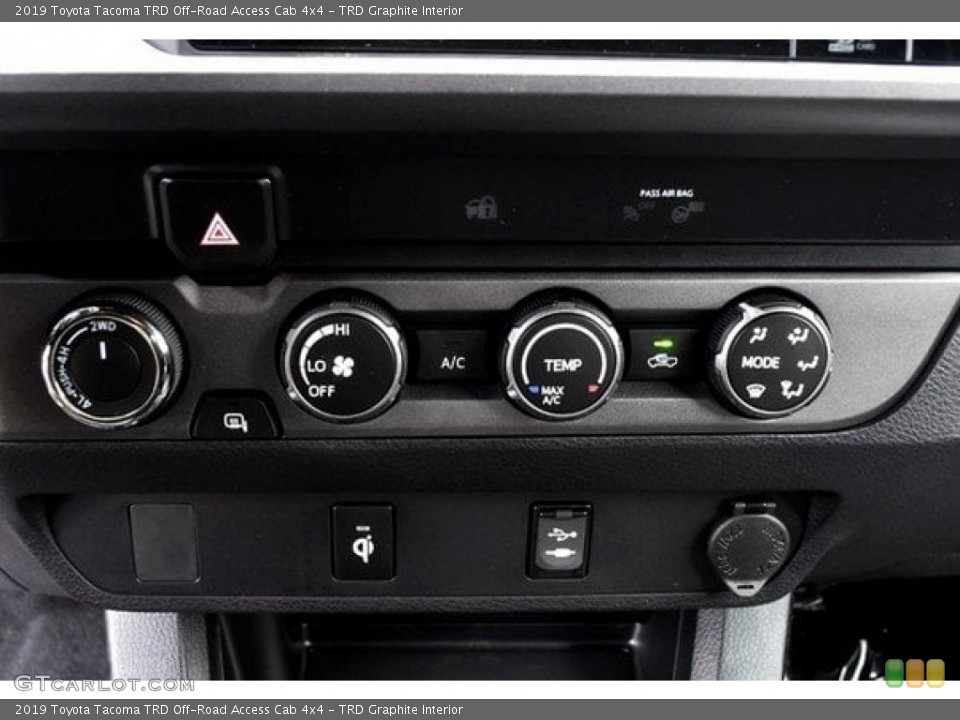 TRD Graphite Interior Controls for the 2019 Toyota Tacoma TRD Off-Road Access Cab 4x4 #130101413