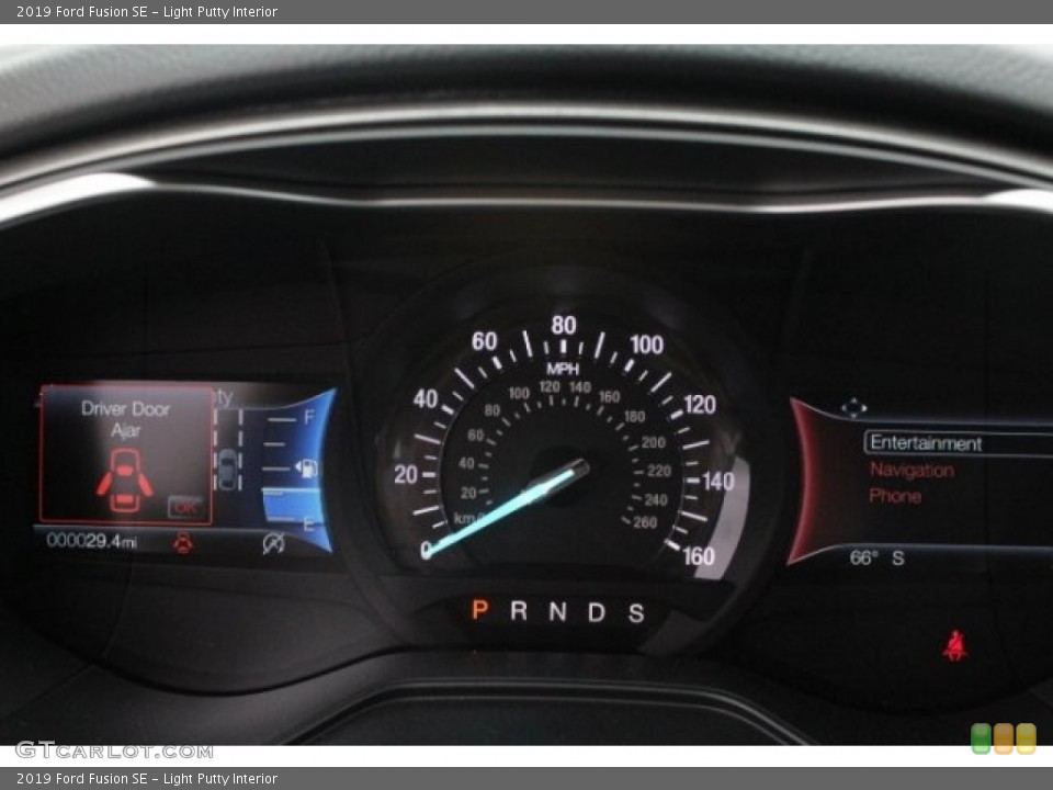 Light Putty Interior Gauges for the 2019 Ford Fusion SE #130107599