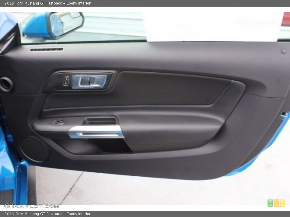 Ebony Interior Door Panel for the 2019 Ford Mustang GT Fastback #130108724