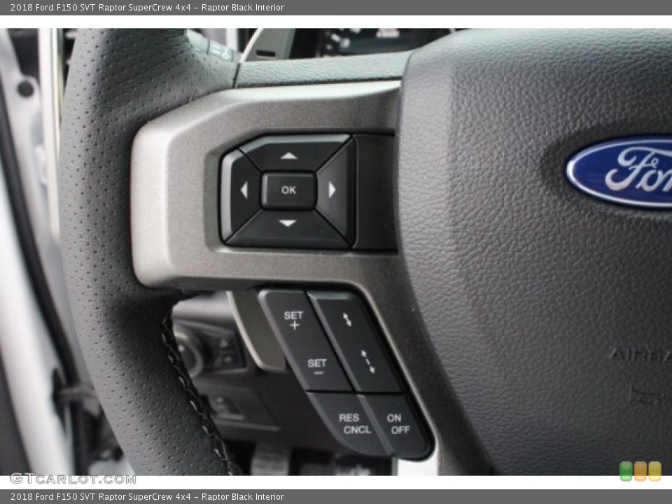 Raptor Black Interior Steering Wheel for the 2018 Ford F150 SVT Raptor SuperCrew 4x4 #130111481