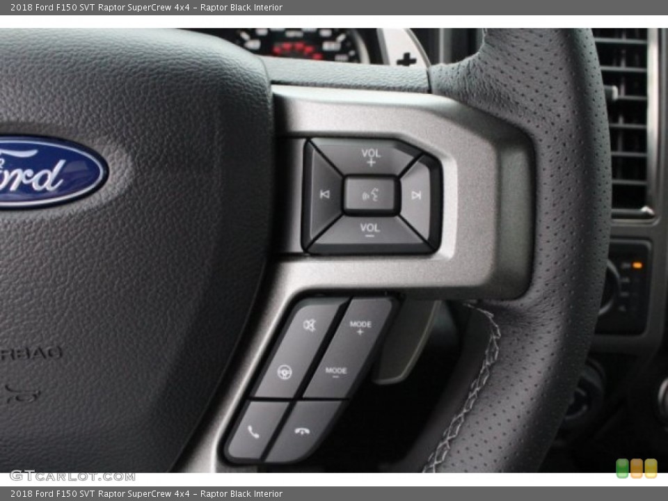 Raptor Black Interior Steering Wheel for the 2018 Ford F150 SVT Raptor SuperCrew 4x4 #130111502
