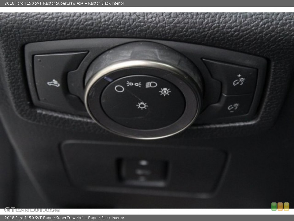 Raptor Black Interior Controls for the 2018 Ford F150 SVT Raptor SuperCrew 4x4 #130111532