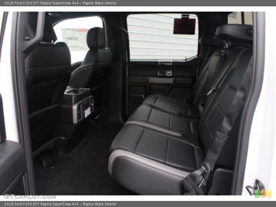 Raptor Black Interior Rear Seat for the 2018 Ford F150 SVT Raptor SuperCrew 4x4 #130111559