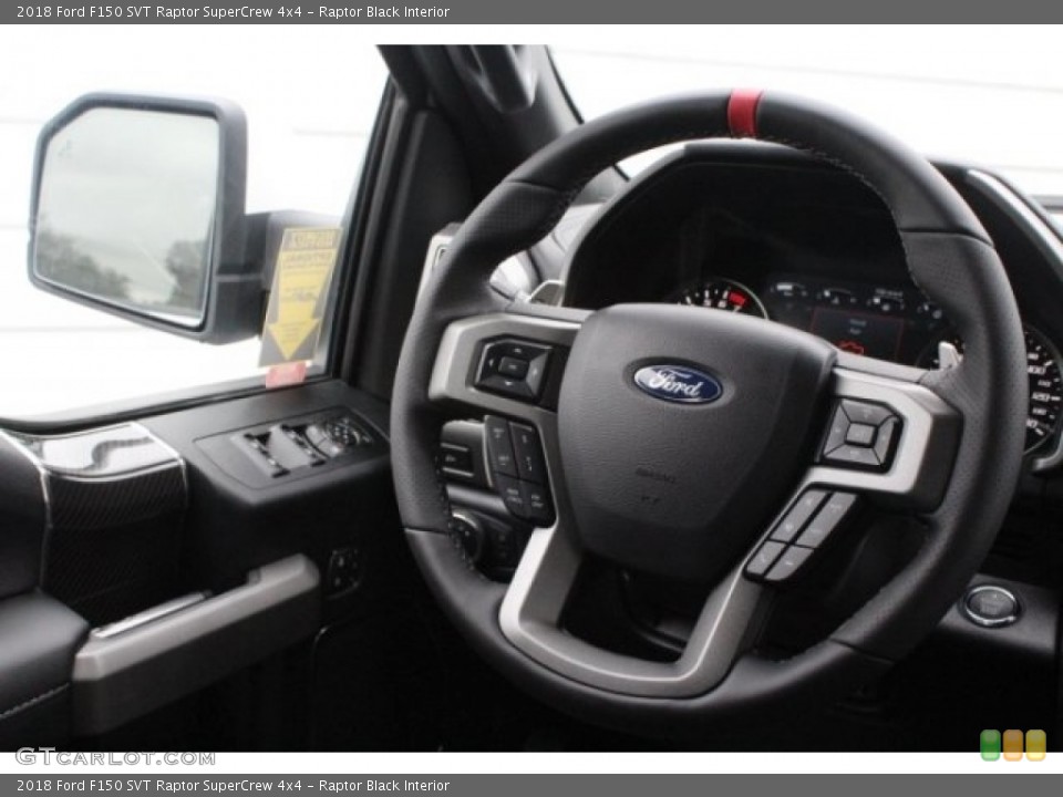 Raptor Black Interior Steering Wheel for the 2018 Ford F150 SVT Raptor SuperCrew 4x4 #130111589