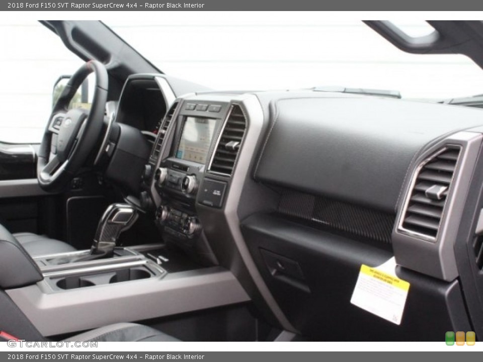 Raptor Black Interior Dashboard for the 2018 Ford F150 SVT Raptor SuperCrew 4x4 #130111664
